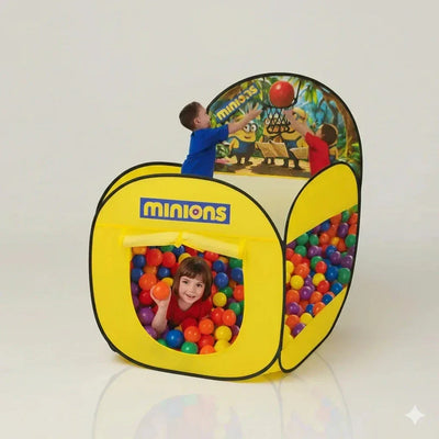 Minions 3-in-1 Basket Balls Play Tent House - Toys Heaven