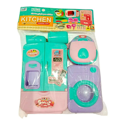 Advanced FRIDGE & Washer Kitchen Playset - Toys Heaven