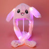 LED Moving Ear Bunny Hat – Cute Plush Glowing Cap - Toys Heaven