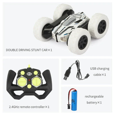 STUNT ROLL Remote Control Stunt Car 360° Spins & Double Roll - Toys Heaven