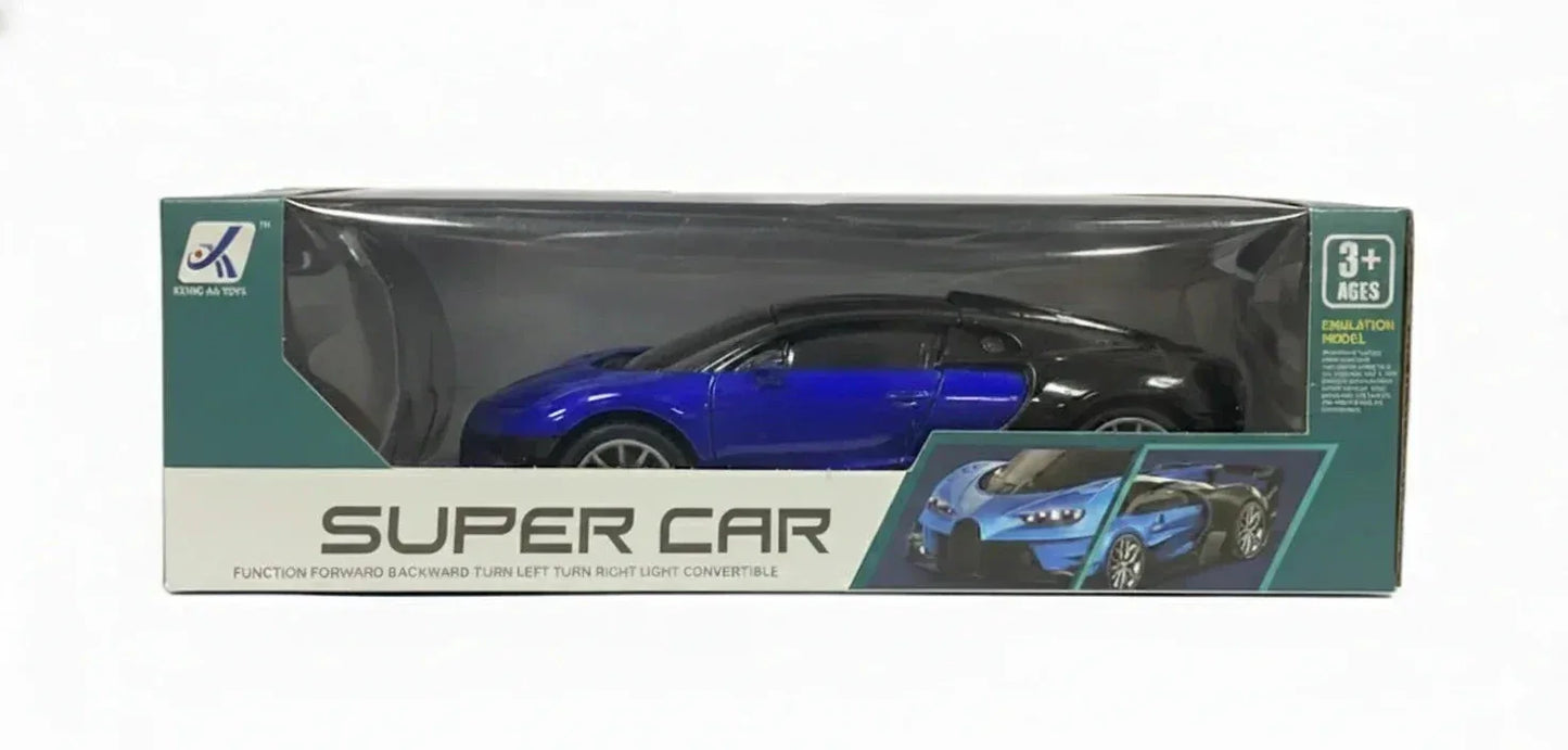 SUPER CAR Remote Control Toy Convertible with Lights - Toys Heaven