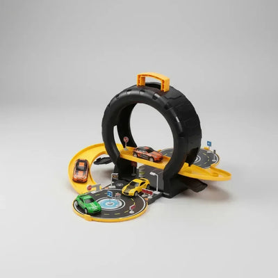 Rail Tire Parking Lot - Toys Heaven