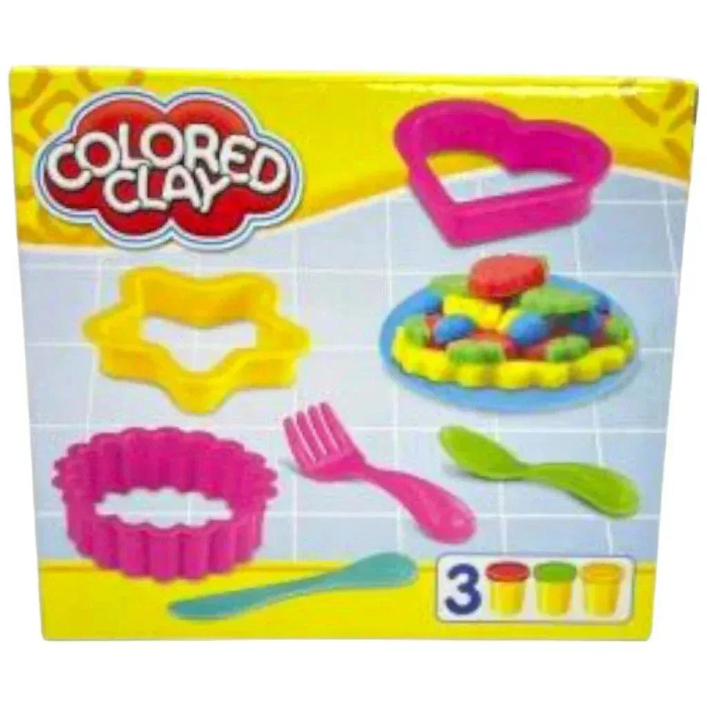 Kids Colored Clay Set - Toys Heaven