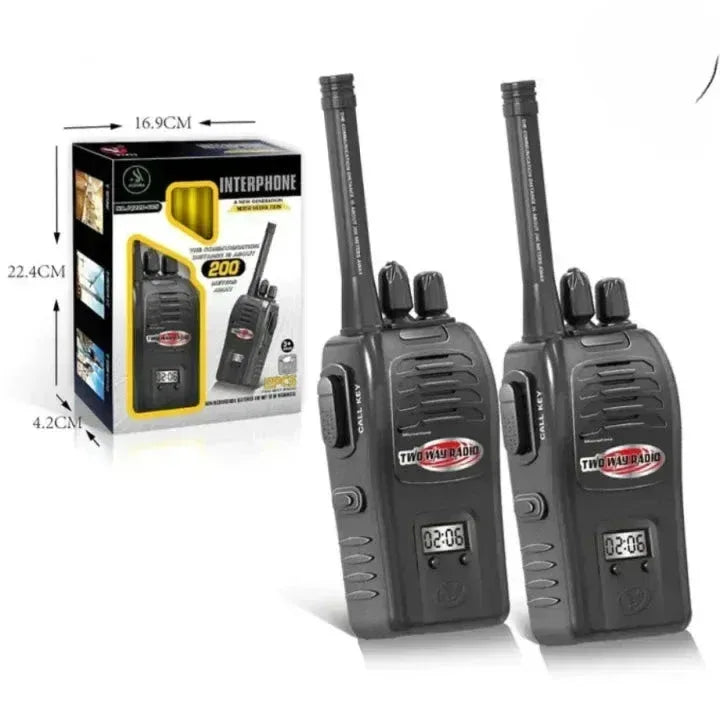 200 Meter Rechargeable Walkie-Talkie Noise Reduction - Toys Heaven
