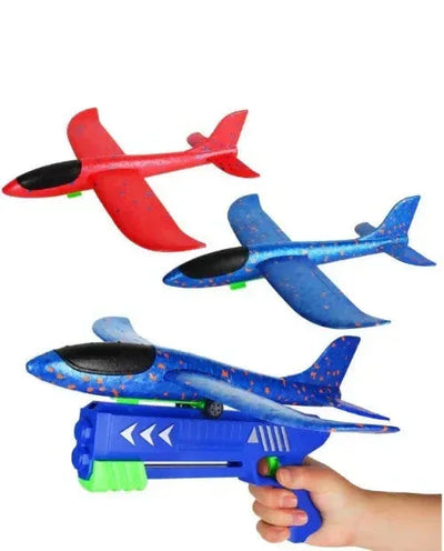 Catapult Gun Aircraft 2-in-1 Foam Airplane Launcher Toy - Toys Heaven