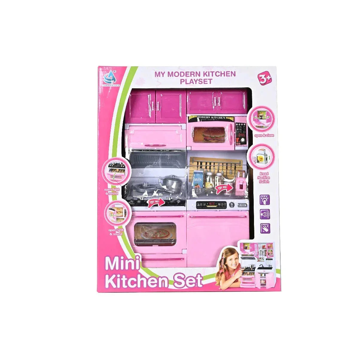 My Modern Kitchen Playset  Pink Light & Sound - Toys Heaven