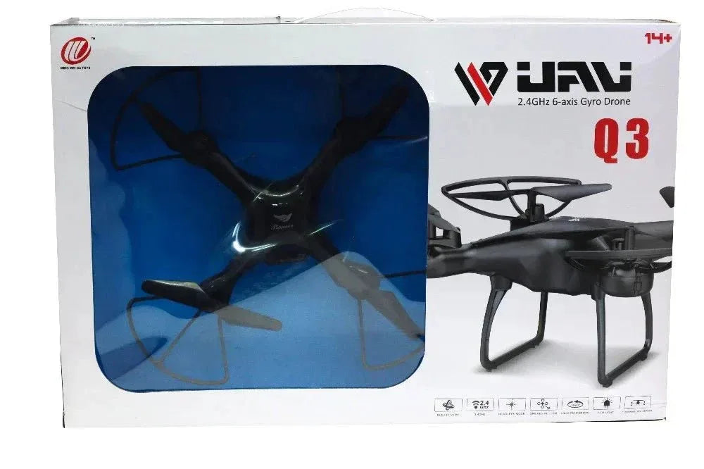 UAV Q3 2.4GHz 6-Axis Gyro RC Drone - Toys Heaven