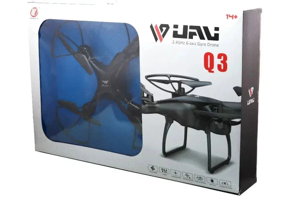 UAV Q3 2.4GHz 6-Axis Gyro RC Drone - Toys Heaven