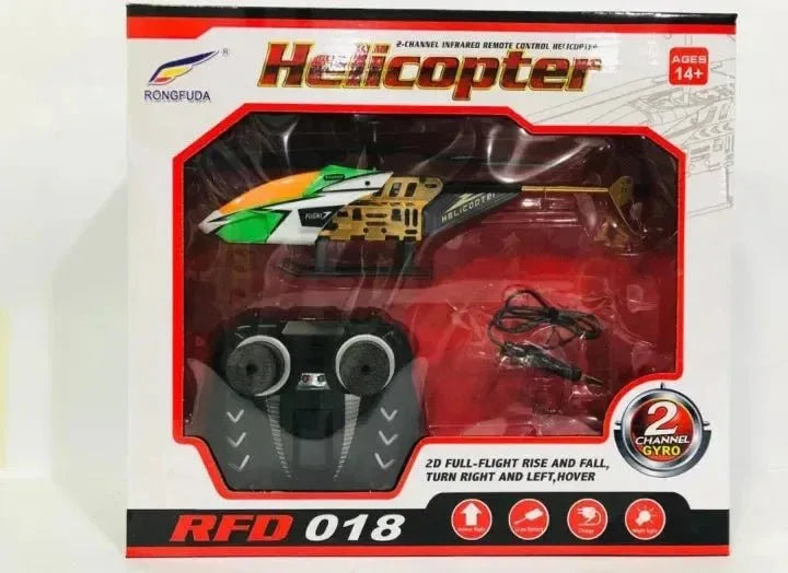 Rongfuda 2-Channel Infrared RC Helicopter - Toys Heaven