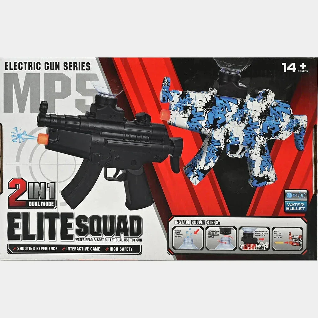 Graffiti Gel Blaster Toy Gun  Skull Design MP5 - Toys Heaven