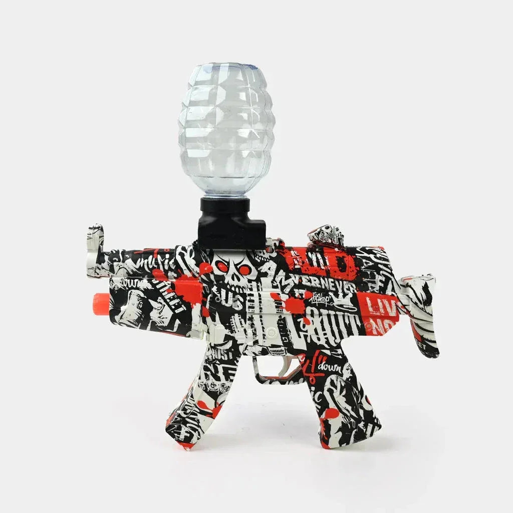 Graffiti Gel Blaster Toy Gun  Skull Design MP5 - Toys Heaven