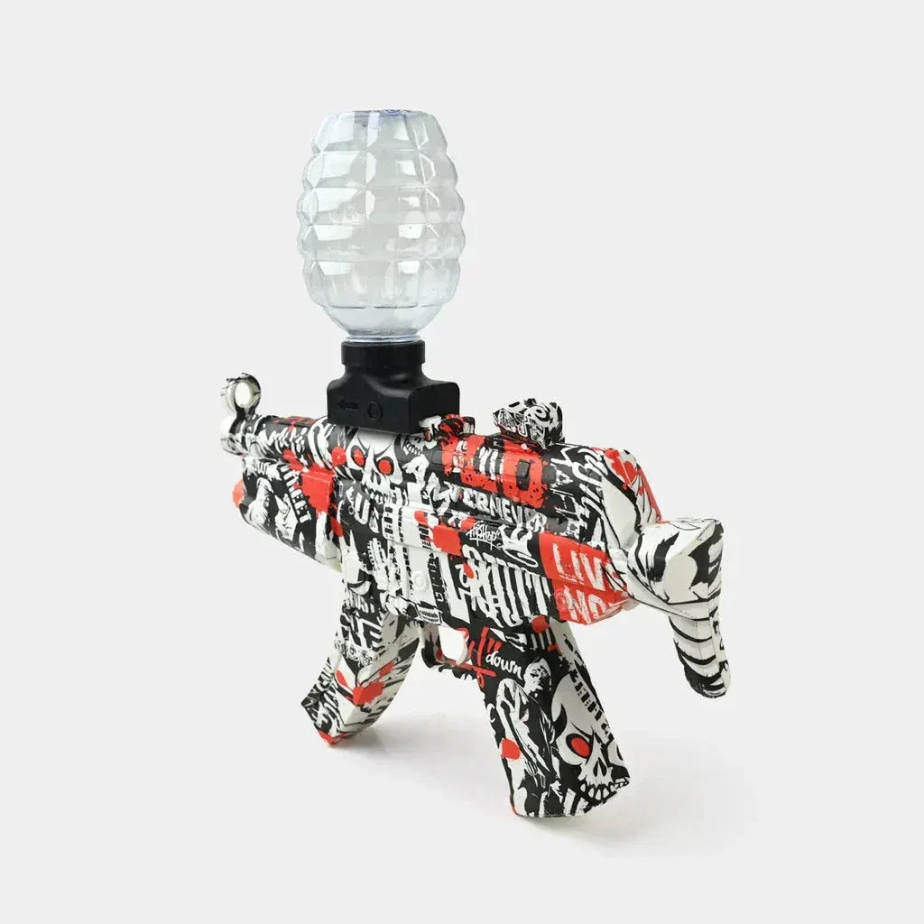 Graffiti Gel Blaster Toy Gun  Skull Design MP5 - Toys Heaven