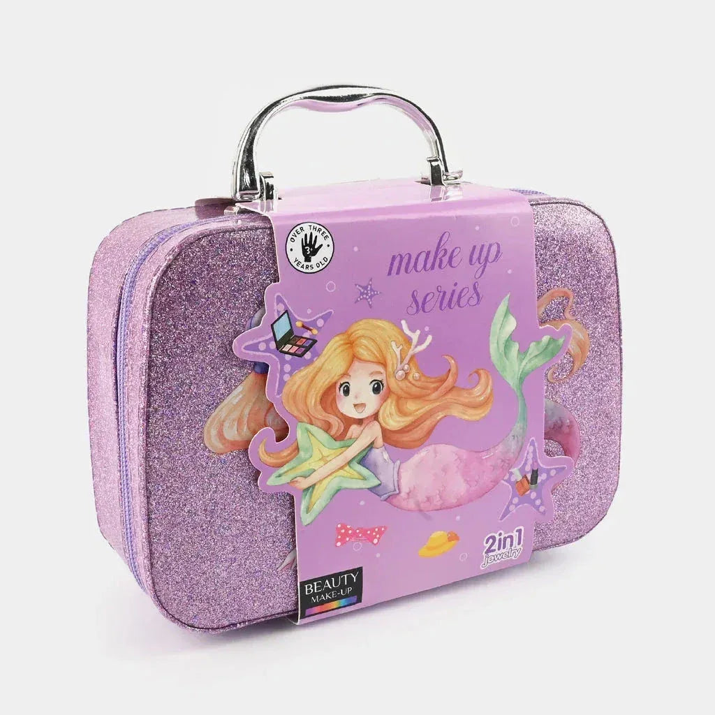 Mermaid 2-in-1 Kids Makeup & Jewelry Set - Toys Heaven