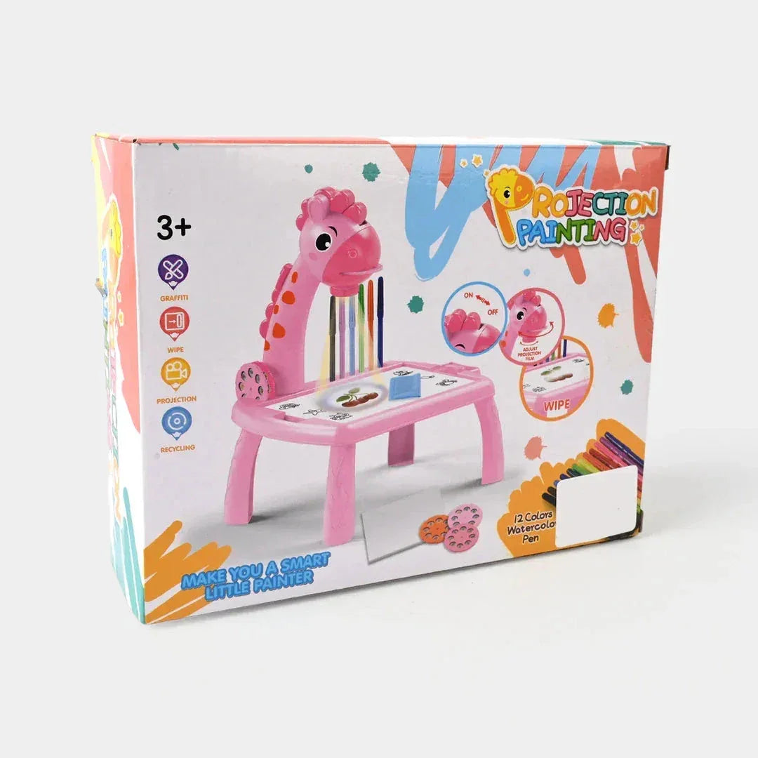 Giraffe Projection Painting Table - Toys Heaven