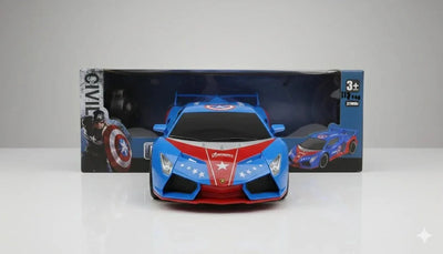 Captain America Remote Control Sports Car - Toys Heaven