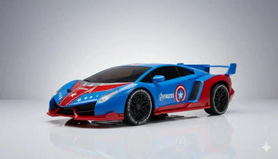 Captain America Remote Control Sports Car - Toys Heaven