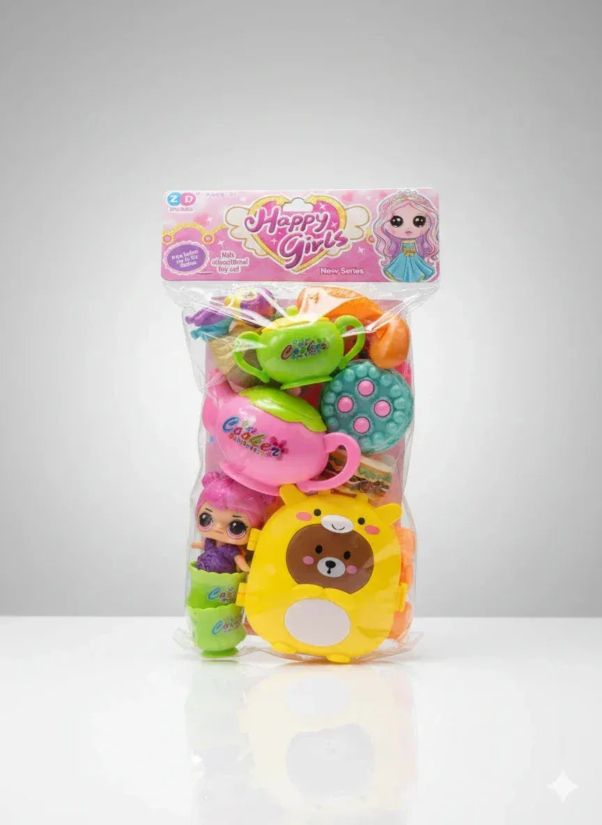 Happy Girls Kids Tea Party Play Set - Toys Heaven
