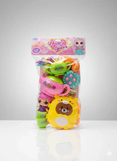 Happy Girls Kids Tea Party Play Set - Toys Heaven