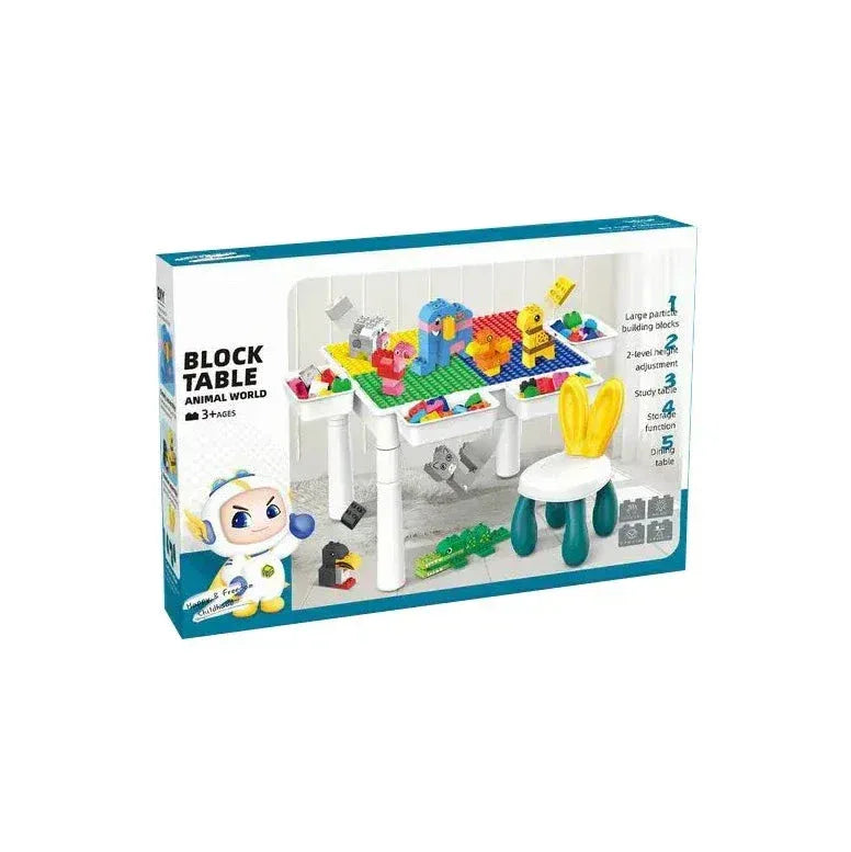 Multifunctional Block Table  Study & Play Station for Kids - Toys Heaven