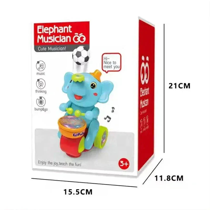Elephant Musician Interactive Toy - Toys Heaven