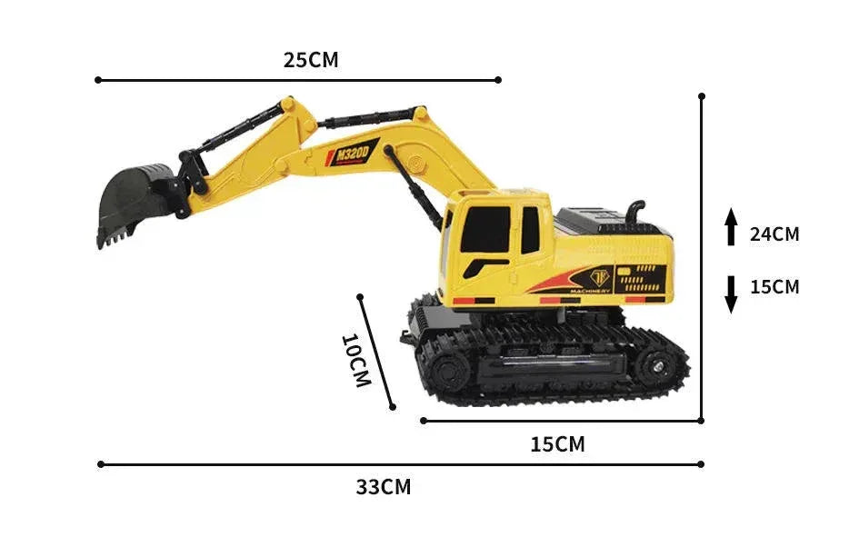 Quan Sheng M320D 1:20 Remote Control Excavator - Toys Heaven