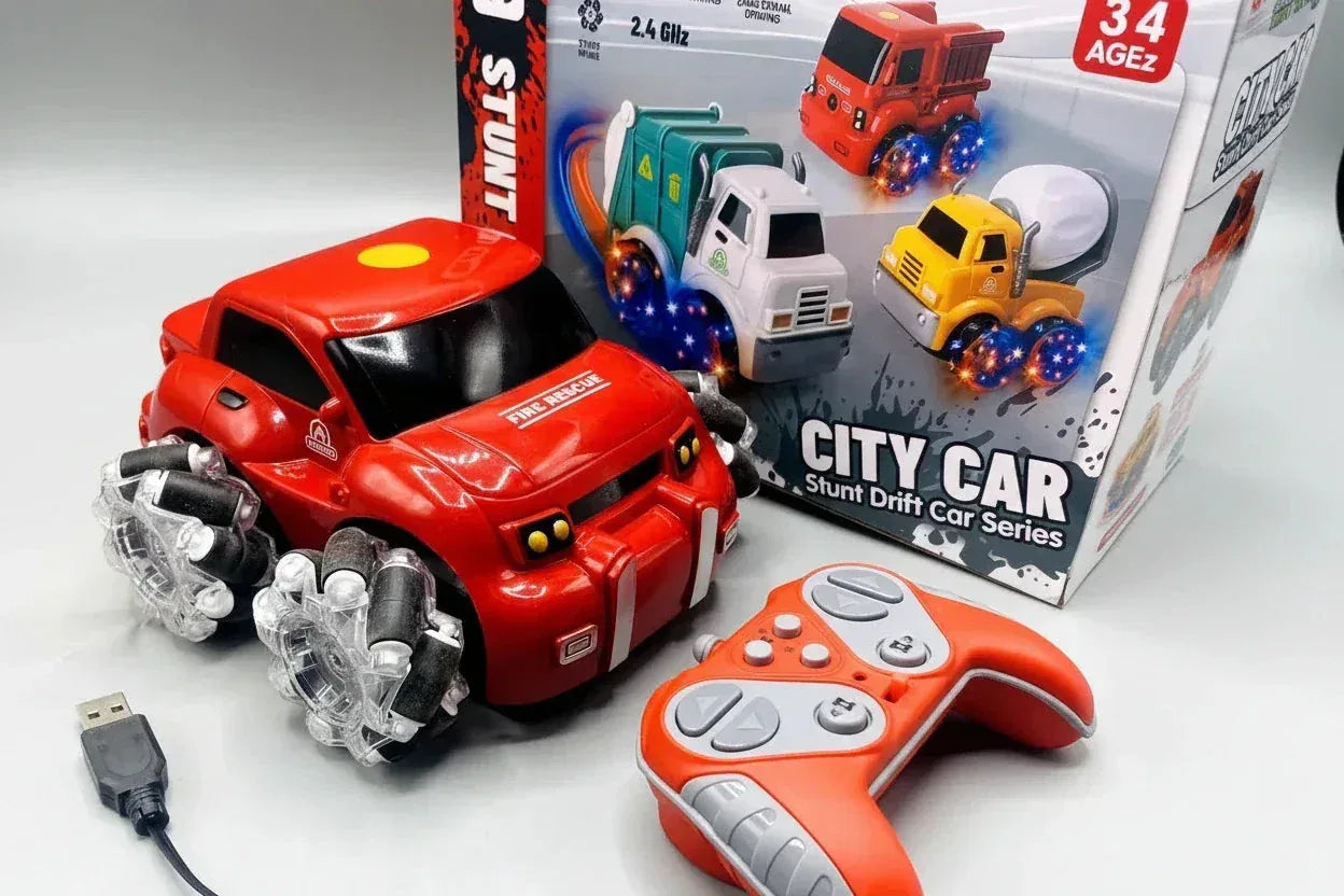 City Car Stunt Drift RC  360° Remote Control - Toys Heaven