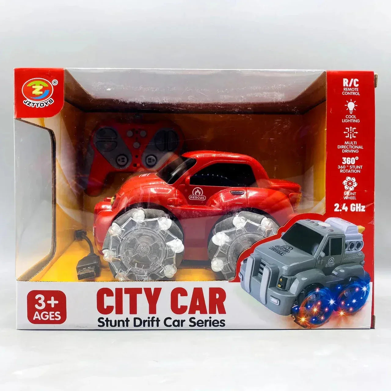 City Car Stunt Drift RC  360° Remote Control - Toys Heaven