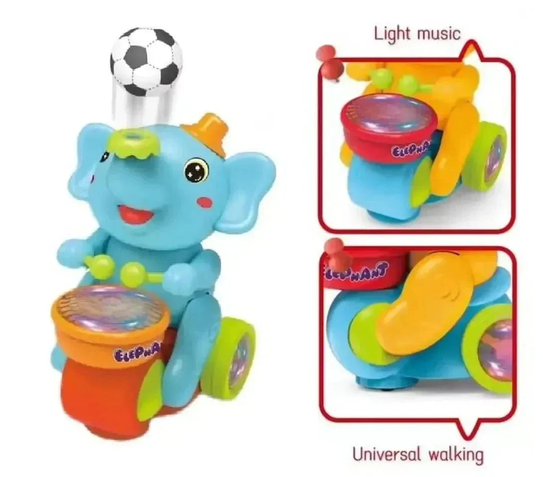 Elephant Musician Interactive Toy - Toys Heaven