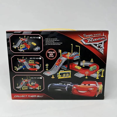 Super Racing Race  Multi-Level Car Track Set - Toys Heaven