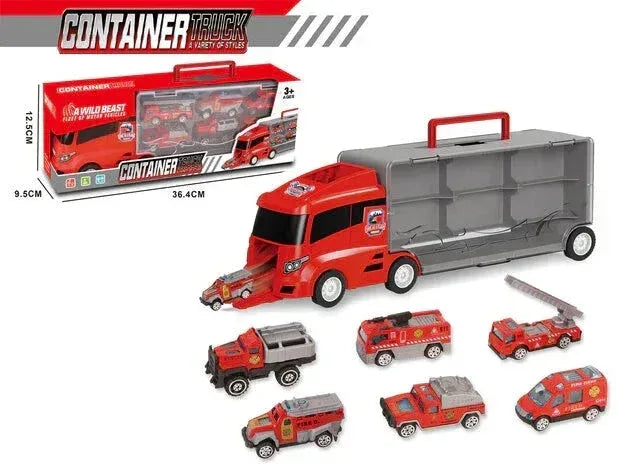 Fire Truck Container - Toys Heaven