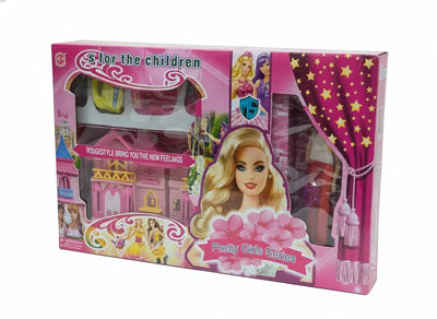 Pretty Girls Castle Playset  Doll & Accessories - Toys Heaven