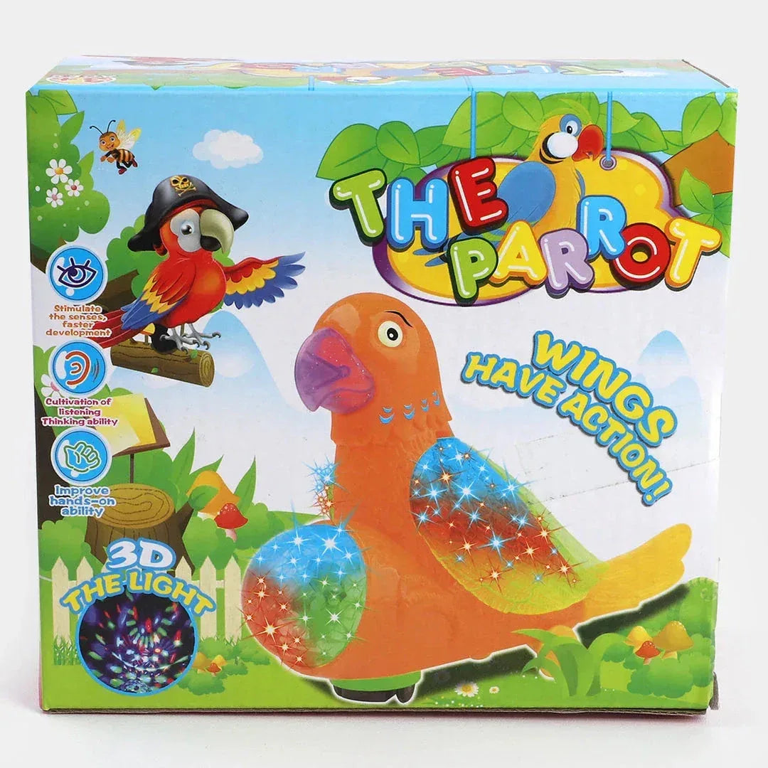 Parrot with Light and Sound - Toys Heaven