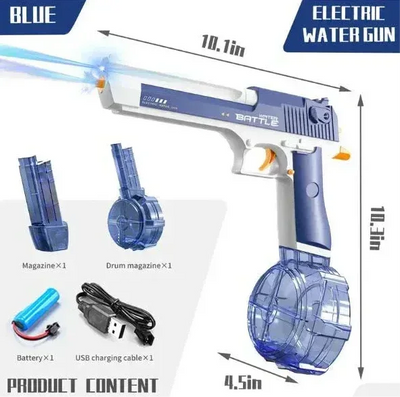 Water Battle - Electric Water Guns with Water Drum - Toys Heaven