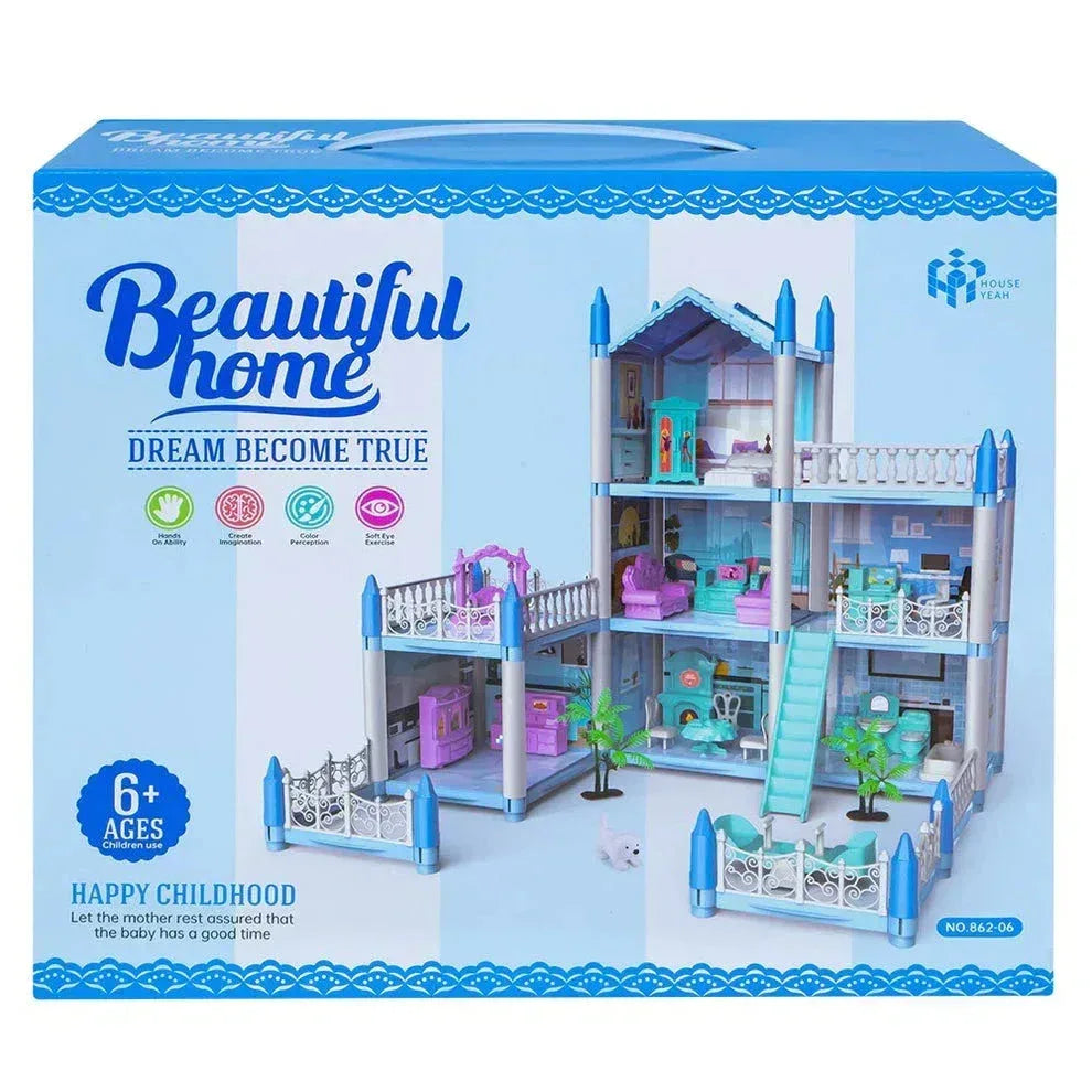 Beautiful Home Doll House - Toys Heaven