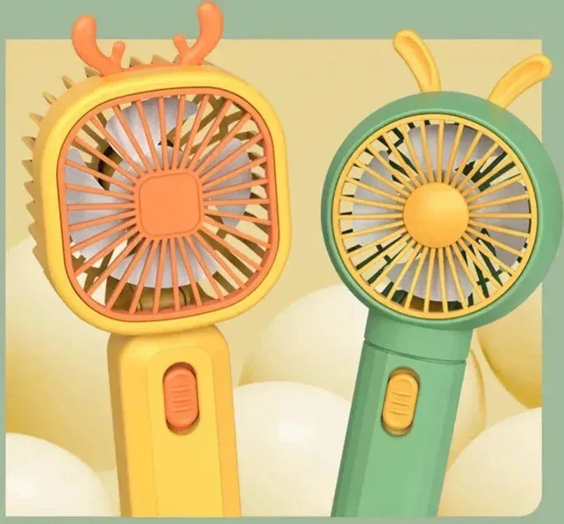 Mini Rechargeable Electric Hand Fans - Toys Heaven