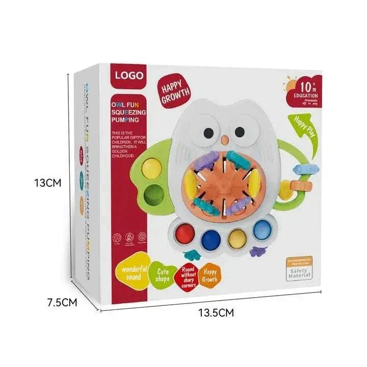 Owl Fun Squeezing Pumping - Toys Heaven