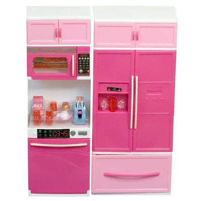 Pink Modern Kitchen Set For Kids - Toys Heaven