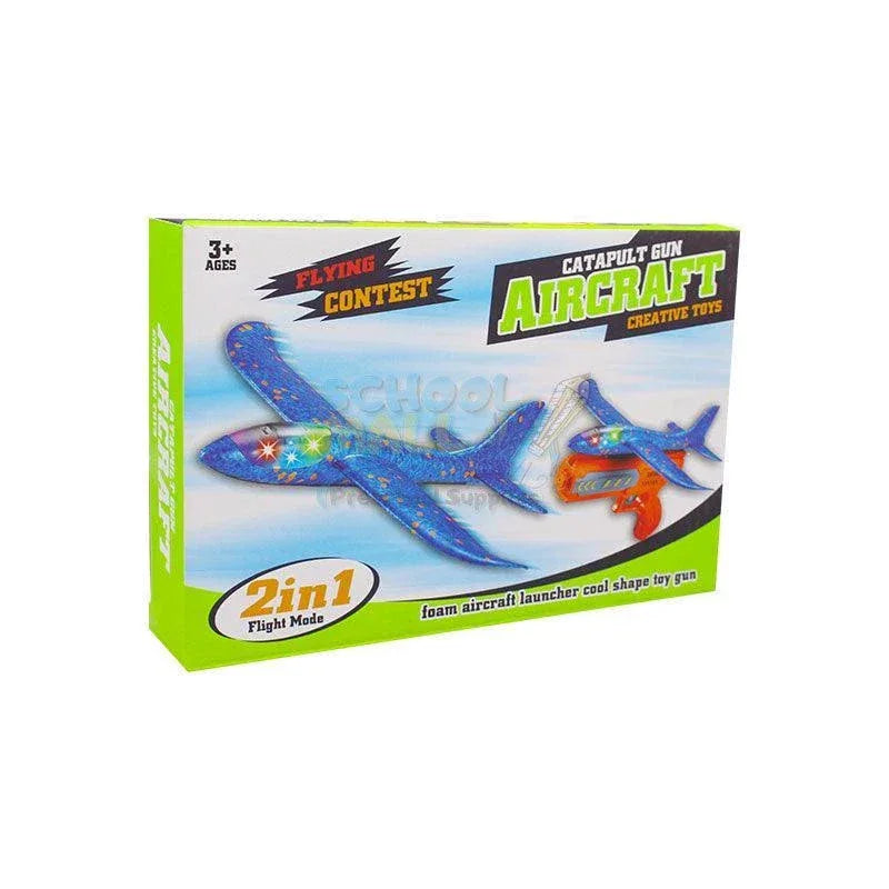Catapult Gun Aircraft  2-in-1 Foam Airplane Launcher Toy - Toys Heaven