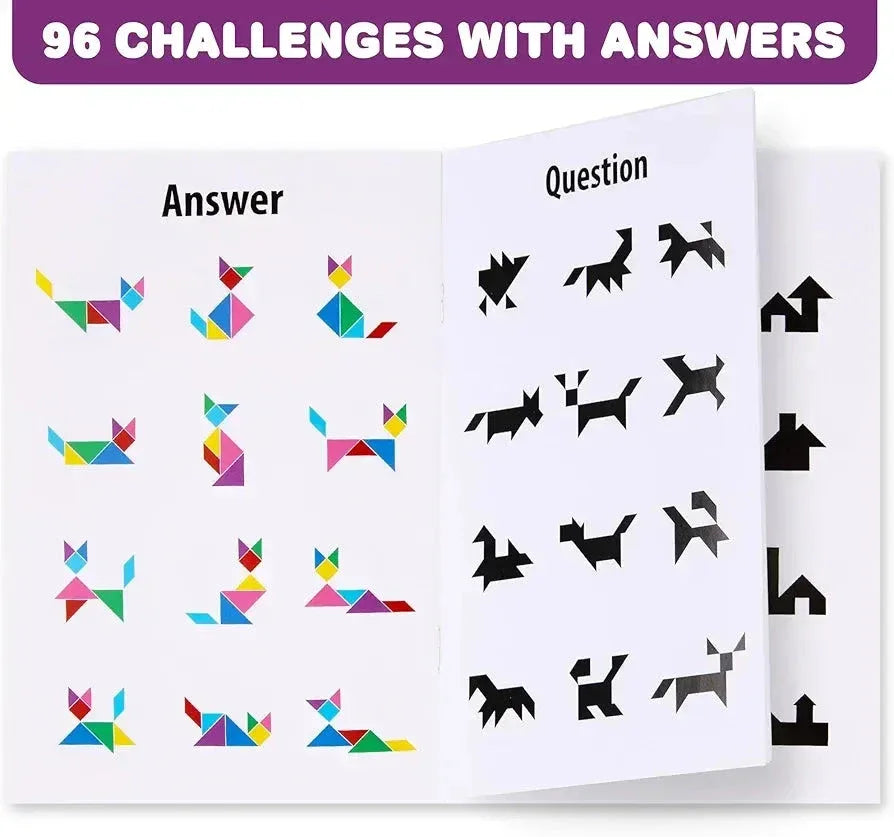 Tangram Logic Board - Toys Heaven