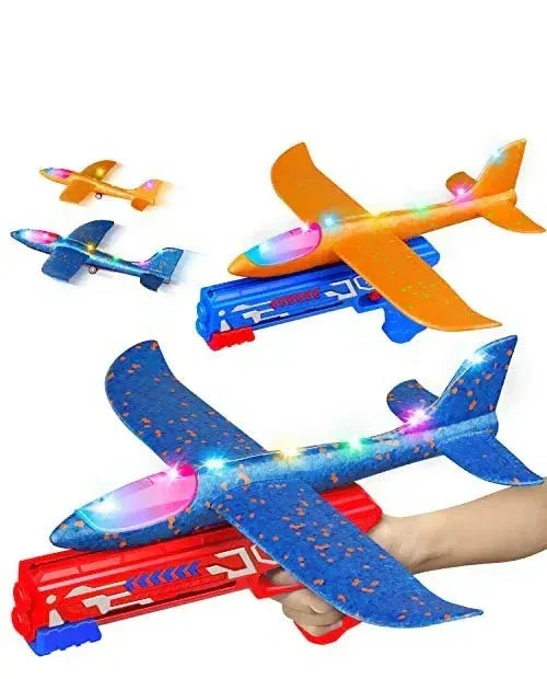 Catapult Gun Aircraft  2-in-1 Foam Airplane Launcher Toy - Toys Heaven