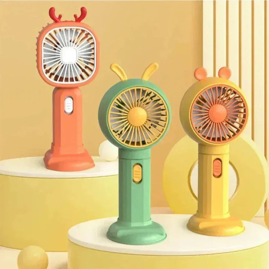 Mini Rechargeable Electric Hand Fans - Toys Heaven