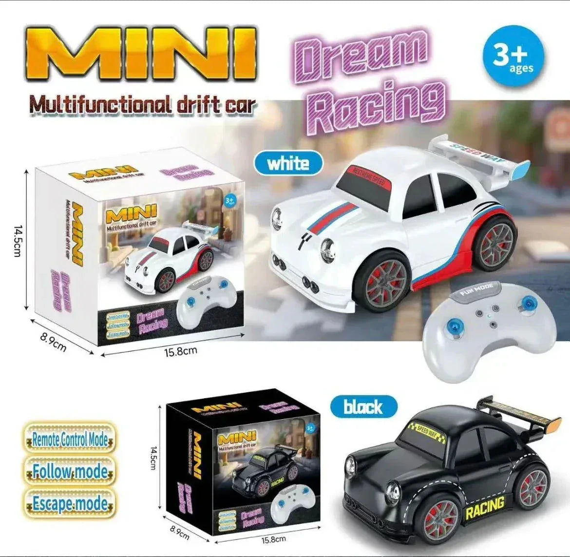 ZWN 2.4GHz Mini Smart Induction & Drift RC Car - Toys Heaven