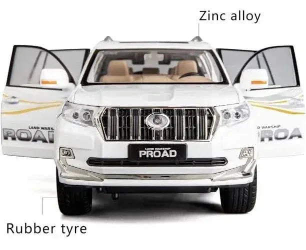 HY Alloy Land Cruiser V8 Proad  1:28 Scale Model Cars - Toys Heaven