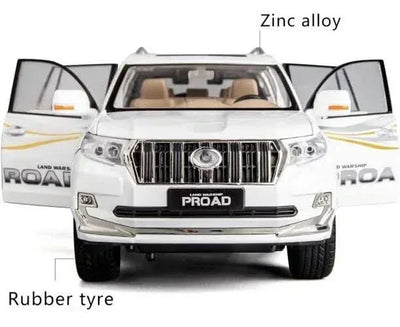 HY Alloy Land Cruiser V8 Proad  1:28 Scale Model Cars - Toys Heaven