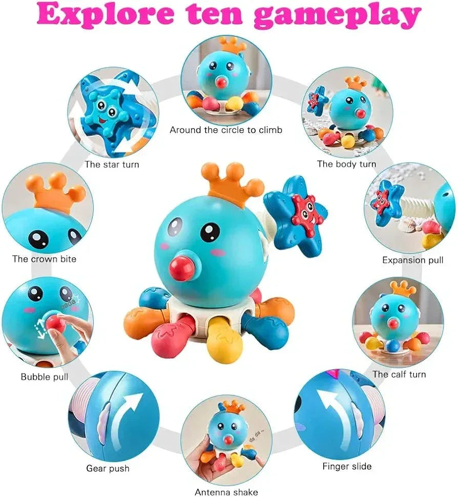 Octopus Pull String - Toys Heaven