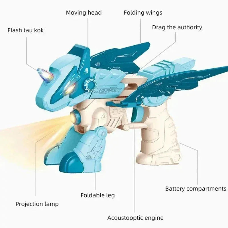 Horn Deformer Gun With Light And Sound - Toys Heaven