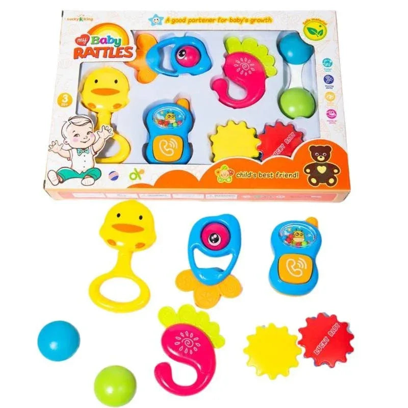 Beautiful Baby Rattles Set - Toys Heaven