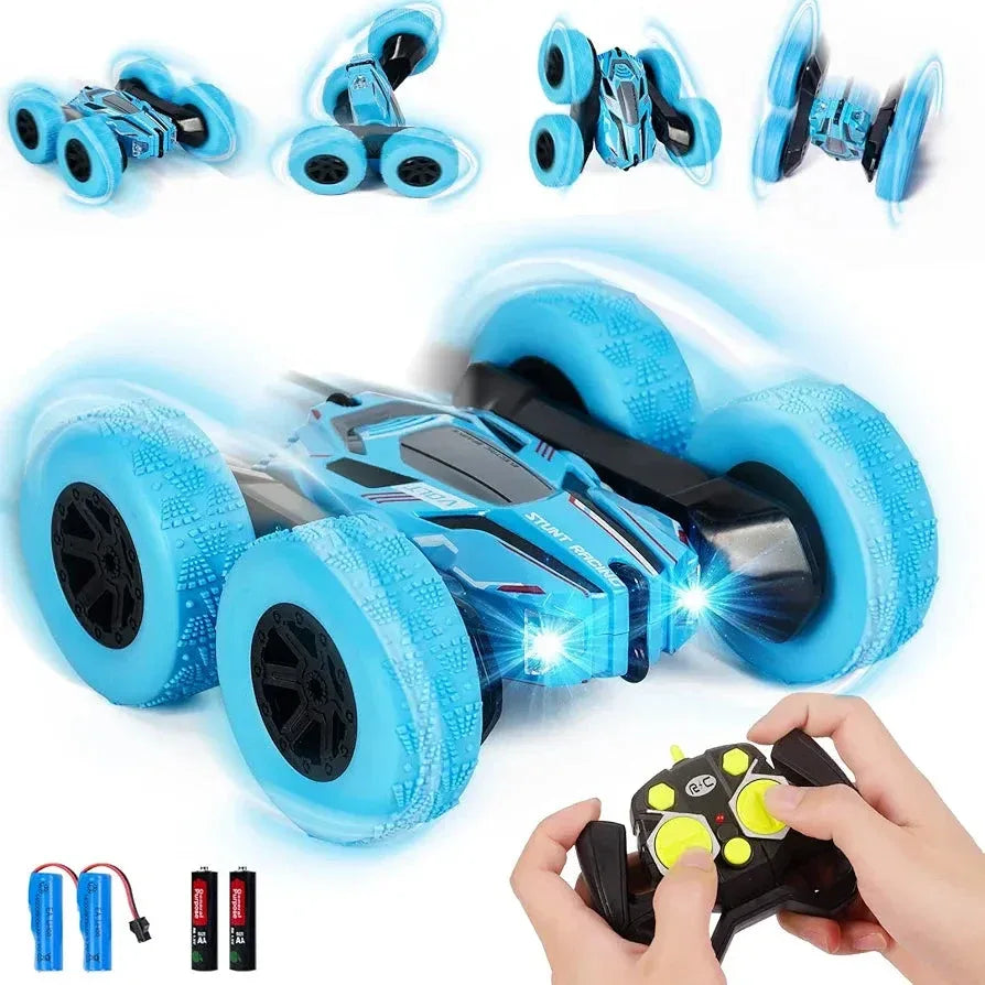 STUNT ROLL Remote Control Stunt Car  360° Spins & Double Roll - Toys Heaven