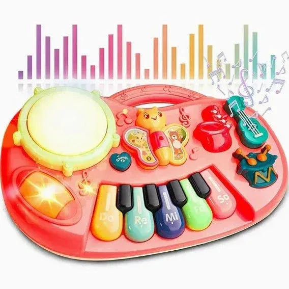 Butterfly Theme Piano with Light & Sound - Toys Heaven