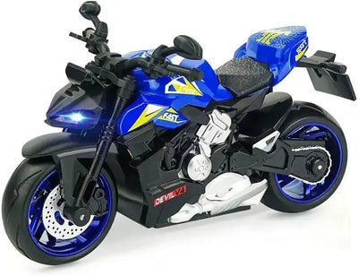 XUYE 1:12 Die-Cast Racing Motorcycle  Lights & Sound - Toys Heaven